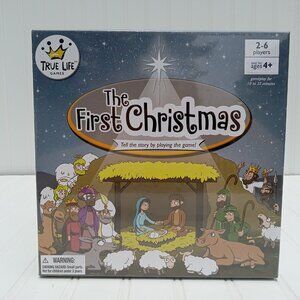 True Life Games The First Christmas Board Game 2-6 Players Ages 4+ Religious NEW